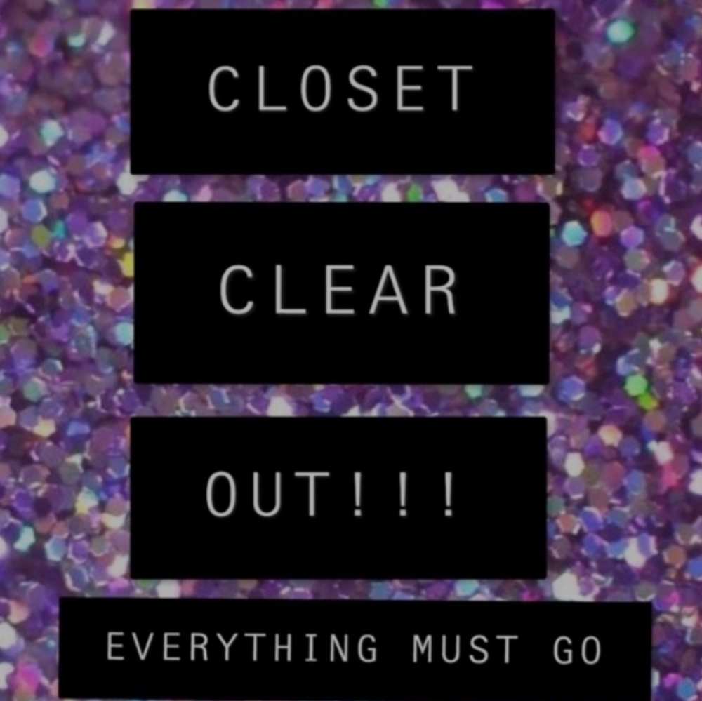 Closet clearout!